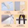 Bolsa Térmica para Llevar con Logo Personalizado Desechable Espesa Especial para Postres Té con Leche Catering Bolsa de Empaque de Papel de Aluminio