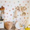 Pegatinas de pared decorativas de estilo bohemio con diseño floral pequeño para habitación infantil y sala de estar. Fabricantes de pegatinas de pared decorativas.