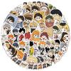 56 Piezas de Pegatinas Creativas de Graffiti de Chicos de Voleibol, Decoración DIY de Dibujos Animados para Fundas de Teléfono, Maletas, Diarios, Regalos Impermeables