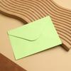 En Stock 120g Sobres de Papel de Color, Sobres de Color Sólido, Tamaño 3 Tarjetas de Invitación, Sobres Pequeños Coloridos con Impresión de Logotipo Personalizado