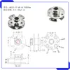 QH-255 Passa-fio Tipo Disco Dobradiça Amortecedora Braço de Suporte com Torque Ajustável Articulação Eixo Giratório Amortecido para Tela de Exibição