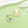 1 Nuevo Estilo Azul Lago Mixto 31 Simulado Planeta Gota de Aceite Colgante Colgante DIY Accesorios de Joyería
