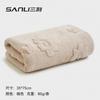 Toalha Sanli Nova Jacquard Fleece de Coral Toalha de Banho Enrolar Toalha de Rosto Banho Absorvente Não Solta Fiapos Toalha de Presente
