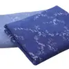 Tela de Mezclilla Lavada Jacquard Flor de Ciruelo Estilo Nacional para Ropa, Pantalones, Chaquetas, Vestidos y Bolsos