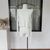 Daikin Pure Oxygen, sutilmente elegante, camisa de lino Tencel de manga larga, crop top para mujer, de cintura alta, blanco, otros colores disponibles