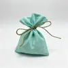 Bolsas de Algodón con Cierre de Cuerda de Yute Transfronterizas, Bolsas para Guardar Cosméticos y Joyería, Bolsas para Empaquetar Dulces y Regalos de Boda