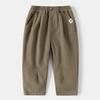 Pantalones para Niños Primavera 2025 Nuevos Pantalones Largos para Niños Mayores y Niños Pequeños Primavera Carta Casual Pantalones Largos Modernos