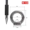 Porca com olhal em aço inoxidável 304, tipo parafuso com olhal circular, porca de alta resistência M3 4 5 6 810 apertada manualmente