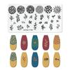 Jintian Nail Art Placa de Acero Inoxidable para Estampado Plantilla de Transferencia para Estampado de Uñas Venta al por Mayor
