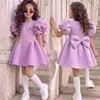 Vestido de Princesa para Niña 26 Elegante de Alta Gama para Niñas Dama de Honor Bebé Capa de Aire Vestido de Cumpleaños de Noche Venta al por Mayor
