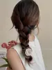 Novo Grampo de Cabelo Flor Rosa Feito à Mão Estilo Chinês Acessório de Cabelo 2024 Novo Presilha de Garra Flor para Mulheres, Sensação de Alto Padrão, Não Danifica o Cabelo