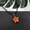 Colgante Estrella Pequeña Transfronterizo 20*6mm Colgante de Vidrio Accesorios para Joyería Accesorios para Collares DIY Estrella de Cinco Puntas Mayoreo