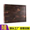 Tabla de cortar de madera maciza de nogal negro seleccionada Tabla de cortar para cocina casera Doble cara Personalizable con canaleta para jugos