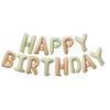 Paquete de globos de feliz cumpleaños Colgando letras de feliz cumpleaños Guardería Diseño de fiesta de cumpleaños para bebé