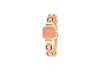 Nuevo Comercio Exterior Popular Cuadrado Caramelo de Roca Cubo de Azúcar Pequeño Reloj Diamante Grande Brillante Pulsera de Nácar Reloj para Mujer Dropshipping