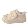 Zapatos de Algodón Versátiles de Invierno para Mujer, Nuevos Zapatos de Algodón Engrosados 2026 para Niñas, Zapatos de Algodón Cálidos de Invierno con Punta Redonda para Mujer, Antideslizantes