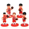 Muñeca Nueva Decoración de Muñeca Juguete slam dunk Set de 5 piezas Baloncesto Fútbol decoraciones para pastel de niño