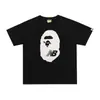 Camiseta de manga corta de marca de alta gama transfronteriza de moda para hombre y mujer con estampado de letras, estilo callejero americano, algodón puro, corte holgado, camiseta casual para parejas