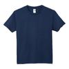 Algodão tamanho europeu 210g pesado solto algodão cor sólida respirável camiseta personalizada gola redonda manga curta europeu e americano comércio exterior