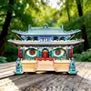 Shanxi Taiyuan Templo Jin Monte Wutai Buda Cultural y Creativo de Madera Tendencia Nacional Ciudad Imán de Nevera Atracción Turística Souvenir