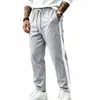 Pantalones de chándal largos casuales con cordón, cómodos y versátiles, para hombre, otoño, deportivos, europeos y americanos de Amazon, al por mayor, en stock