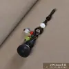 Madera de Ébano Calabaza Baifu Llavero Colgante Sándalo Original DIY Colgante para Pareja Hombre y Mujer Colgante