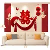 Set de Decoración para Sala de Bodas para Recién Casados, Set de Guirnaldas para Pared de Fondo de Sofá, Decoraciones Masculinas y Femeninas, Suministros Completos para Bodas