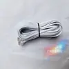 6P2C/6P4C2 m cabo jumper de extensão para linha telefônica de telefone