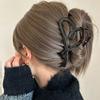 Pinza de Tiburón con Lazo Consciente del Diseño para Nicho, Sensación de Alta Gama, Pinza de Garra para Cola de Caballo Alta para la Parte Posterior de la Cabeza, Pinza para el Cabello Linda y Elegante