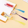 Marcador de página estilo chino con texto, Regalo de recompensa motivacional para estudiantes, Lindo para leer, Creativo, Borla escolar, Acrílico, Nuevo