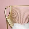 Silla de Sofá Individual de Hierro Forjado Vintage Muebles Perezosos de Ocio Silla con Respaldo Nórdica Ins Celebridad de Internet Envío Gratis