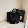 Bolso Cruzado de Color Sólido Simple de Gran Capacidad 2026 Nueva Moda Bolso de Mano para el Trabajo Estudiante Bolso de Hombro Trendy de Color Sólido