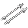Tornillos pasantes de acero inoxidable 304, pernos prisioneros extendidos, tuercas de tornillo de doble cabeza con alambre pasante M6M8M10M12