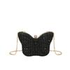 Bolsa Pequeña Heterosexual Transfronteriza Estilo Ins para Mujer Estilo Mori Pinza de Mariposa Boca Bolsa Cuadrada Pequeña Cadena de Celebridad de Internet Cruzada Boca Bolsa Roja Tendencia