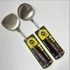 Cuchara de Olla Vintage de Acero Inoxidable de 8 mm Pala de Hierro Engrosada Cuchara para Freír de Chef Pala para Freír Juego de Utensilios de Cocina para el Hogar