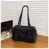Bolso para Mujer Estilo Coreano Moda de Nicho Cadena Bolso de Hombro Único para Debajo del Brazo Nuevo Avanzado Retro Versátil Bolso Cruzado Pequeño