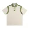 Camisas Polo de Moda para Hombre y Mujer, Casual de Verano con Cuello 230 Camisetas de Manga Corta, Tops al por Mayor, Bloques de Color