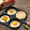Nueva Sartén para Huevos de Hierro Fundido Profundizada Máquina para Huevos Hamburguesas Molde Hogareño Antiadherente Sin Recubrimiento Olla para Empanadas de Huevo