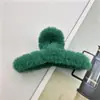 Oufei Le versão coreana do grande clipe de pelúcia de vison outono e inverno parte de trás da cabeça cabelo de coelho clipe de tubarão grampo de cabelo acessórios de cabelo atacado