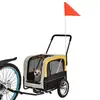 Remolque Carrito de Arrastre para Niños, Remolque Montado en la Parte Trasera de Bicicleta de Montaña para Perros al Aire Libre, Gato Mascota, Remolque para Padres e Hijos