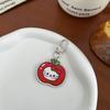 Regalo para estudiantes, pequeño llavero de regalo, lindo colgante de dibujos animados, bolso escolar, colgante de acrílico