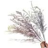 Hierba de coral artificial, hierba dorada, con follaje denso y esponjoso, plantas verde dopamina, espigas de arroz temáticas de otoño y hojas decorativas para bodas