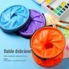Suporte Lavável Retrátil para Canetas Gouache de Plástico Lona Dobrável Suporte para Caneta de Enxágue Pintura Aquarela Acrílica Adulto