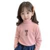 Camiseta Térmica de Manga Longa para Meninas, Top de Outono e Inverno para Bebês, Roupa Quente e Estilosa para Meninas, Versátil