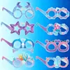Nuevas Gafas de Papel con Temática de Sirena Accesorios para Fotos de Fiesta de Cumpleaños Infantil Decoración de Gafas con Temática Submarina