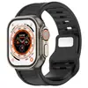 Adequado para Pulseira Apple Watch S10 Fivela Quadrada Esportiva Pulseira de Silicone iWatch S10 Pulseira com Padrão Trapezoidal