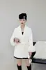 Estilo Nuevo Otoño e Invierno 2025 Chaqueta Exterior de Lana Tejida de Doble Cara con Mangas de Piel Cosida Elegante Suéter Cardigan de Alta Gama Tendencia para Mujer