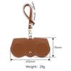 Nueva Bolsa de Sol de PU Portátil Colgable Estuche para Lentes Cubierta Protectora para Lentes de Sol Lindo Soporte para Lentes Bolsa Sencilla para Lentes