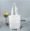 Bolsa de lona blanca bolsa de mano entrenamiento academia de repaso bolsa de mano en blanco personalizada bolsa de tela diy estudiante sentido de último año