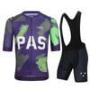 Ropa de ciclismo de verano para hombre, transpirable, ajustada, camiseta de ciclismo, versión de equipo, comercio exterior, PAS, traje de ciclismo de manga corta